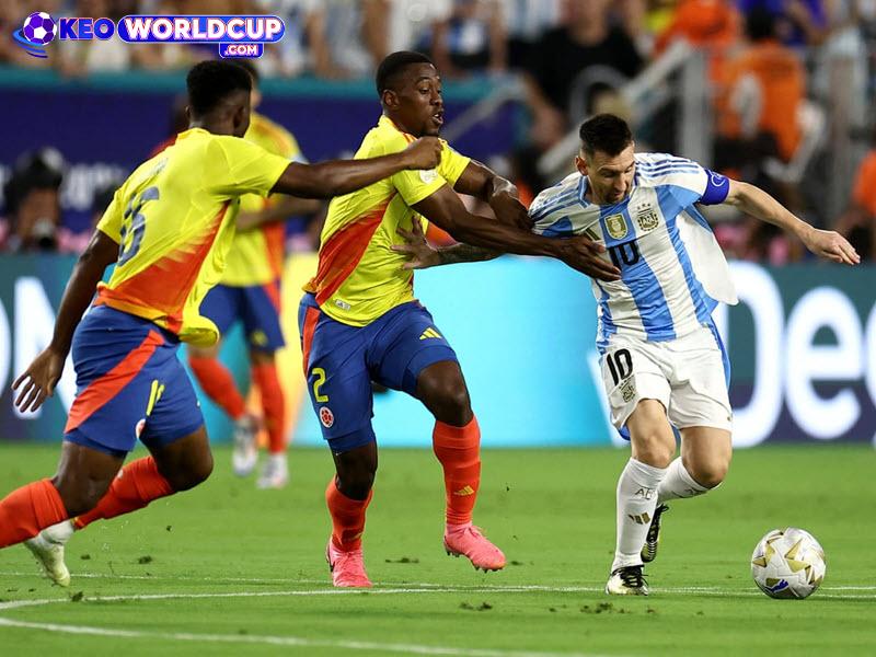 soi kèo Argentina vs Colombia