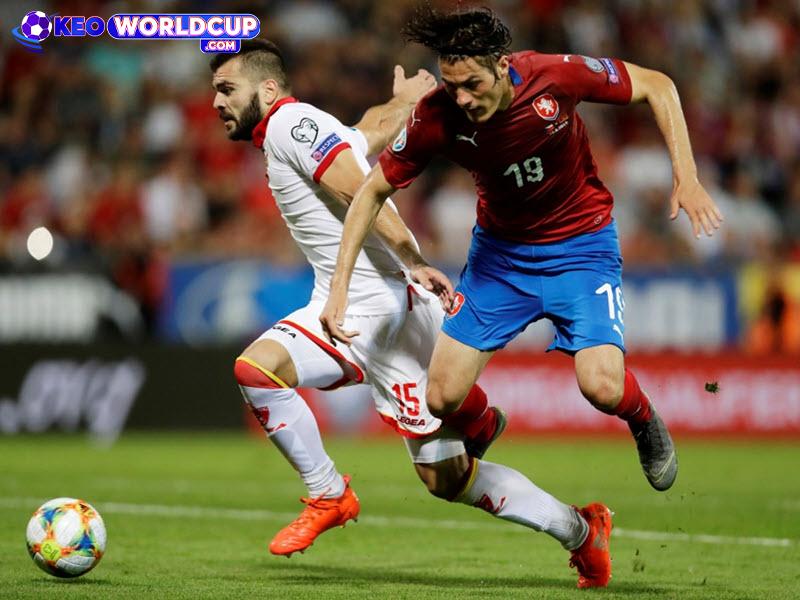 soi kèo Cộng Hòa Séc vs Montenegro