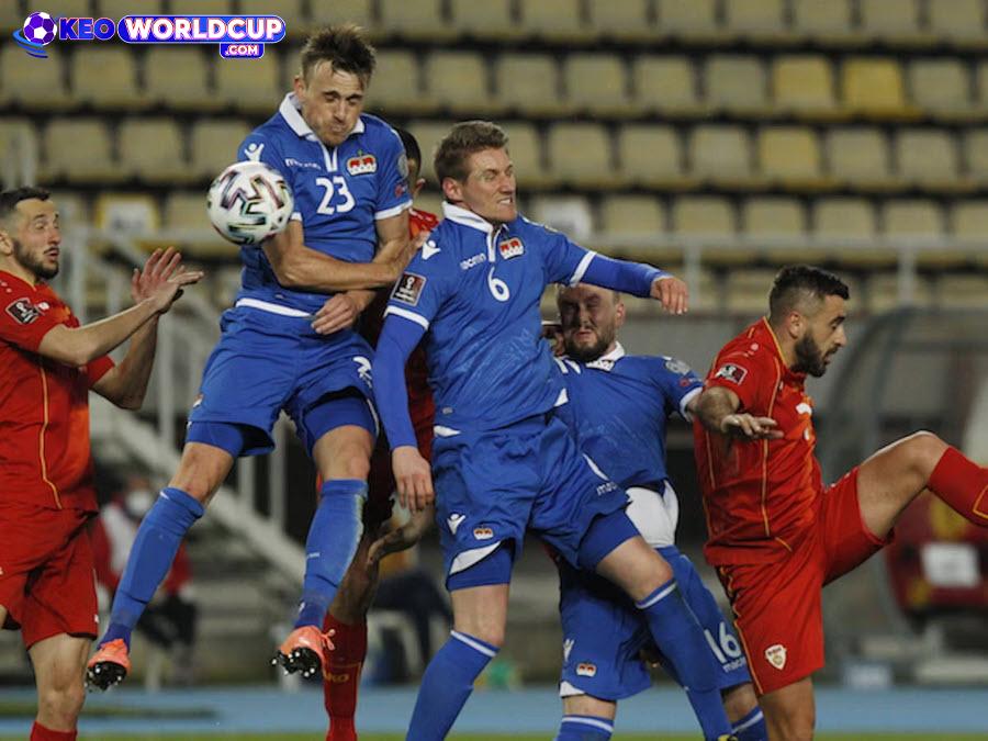 tỷ lệ kèo Bắc Macedonia vs Liechtenstein