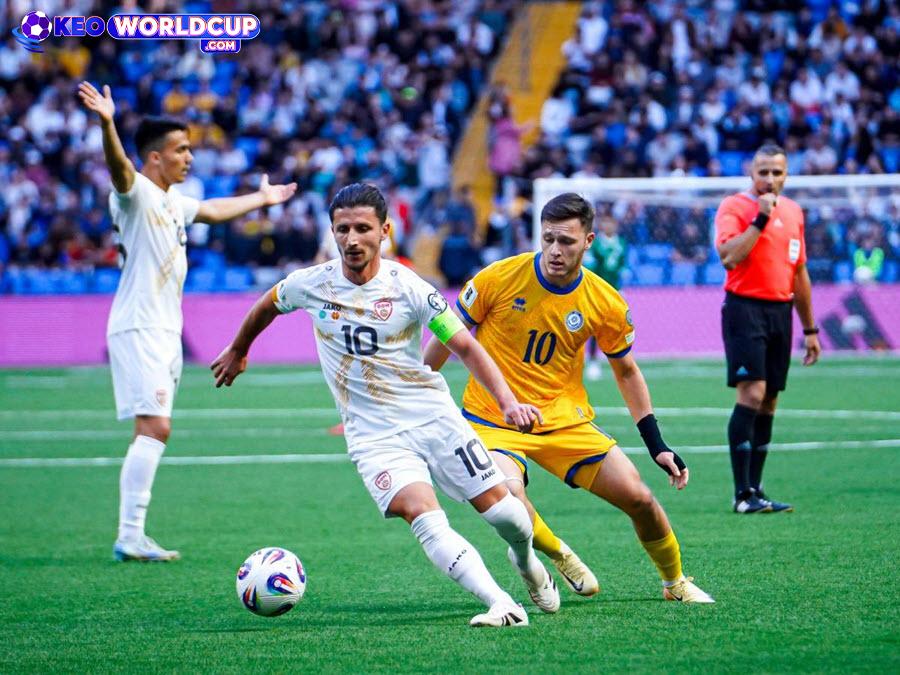 soi kèo vòng loại world cup Bắc Macedonia vs Kazakhstan