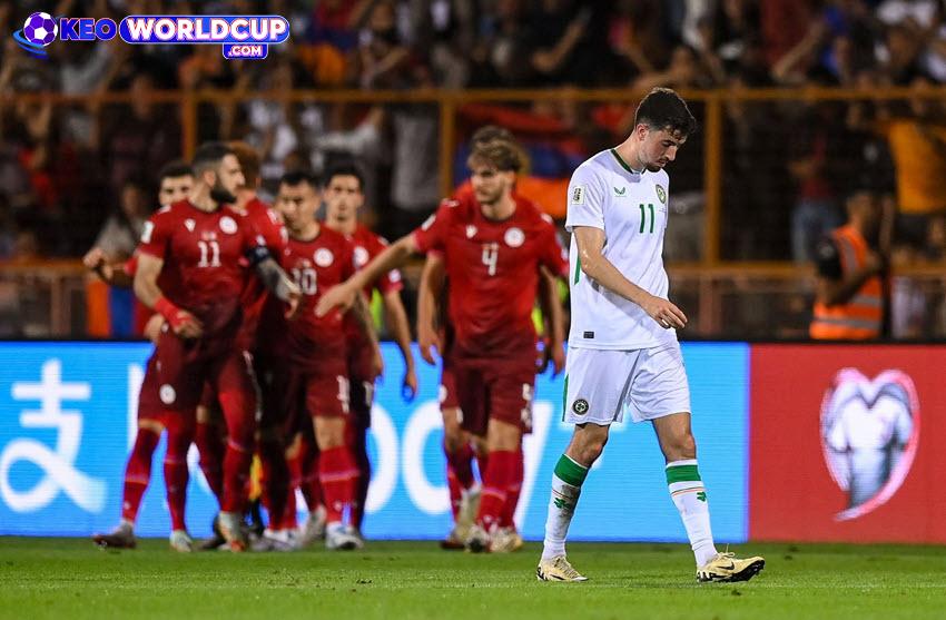soi kèo vòng loại world cup châu âu Ireland vs Armenia
